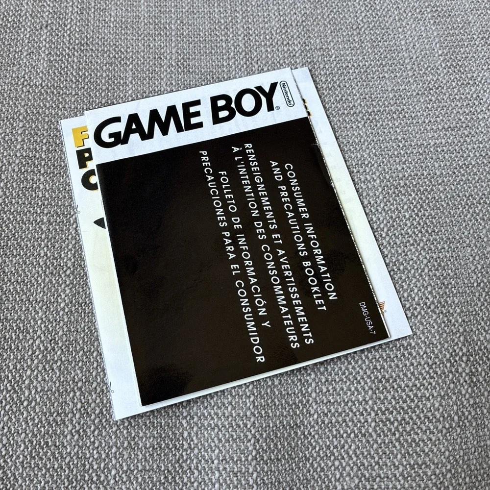 Pokémon Yellow Nintendo Power Player's Guide Offer Insert DMG-APSE-USA + Consumr